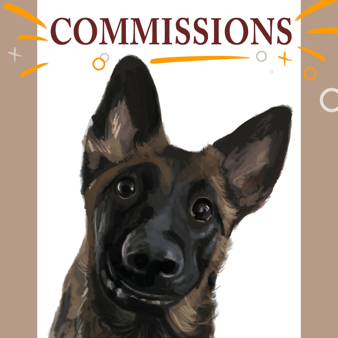 Commission animal portrait