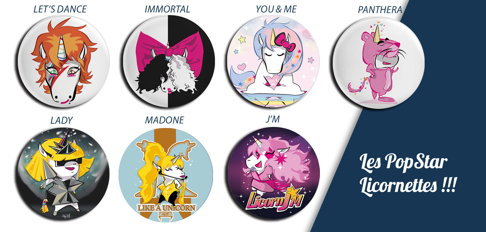 Popstar licorne toutes