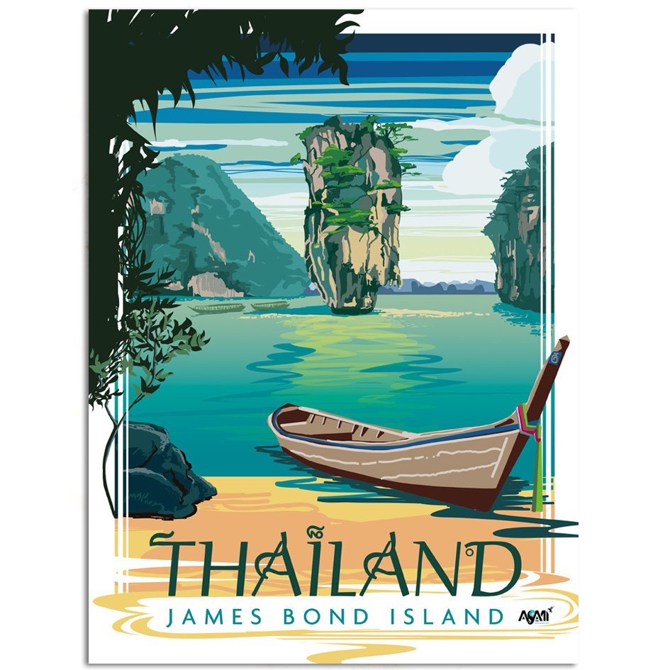 JAmes Bond Island version carrée